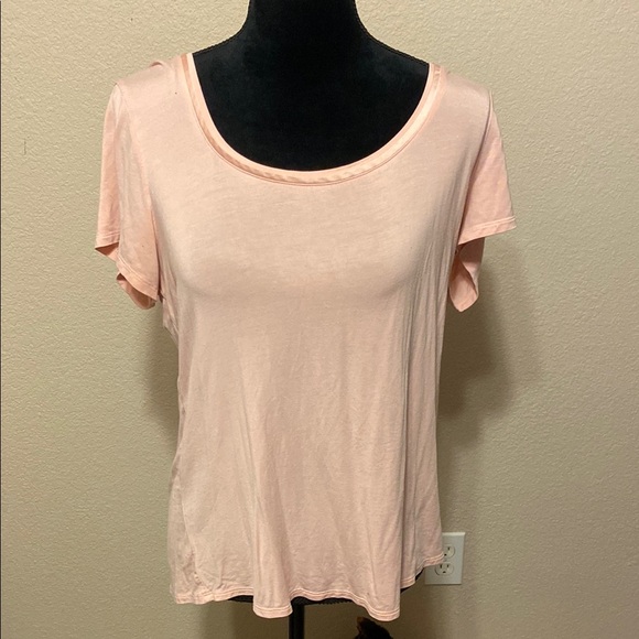 White House Black Market Tops - Light Pink Short Sleeve Tee